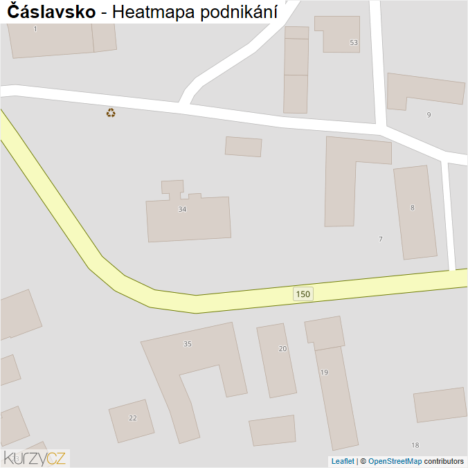 Mapa Čáslavsko - Firmy v obci.