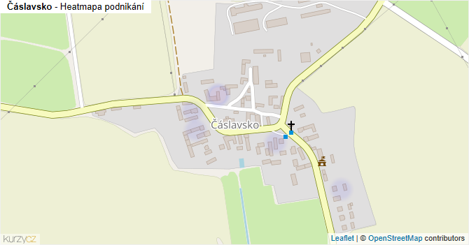 Čáslavsko - mapa podnikání