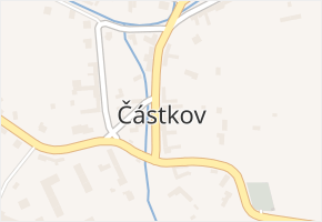 Částkov v obci Částkov - mapa části obce