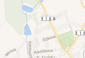 Severní v obci Častolovice - mapa ulice