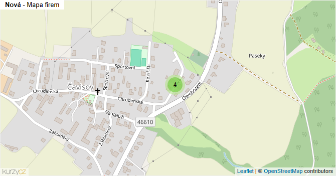 Nová - mapa firem