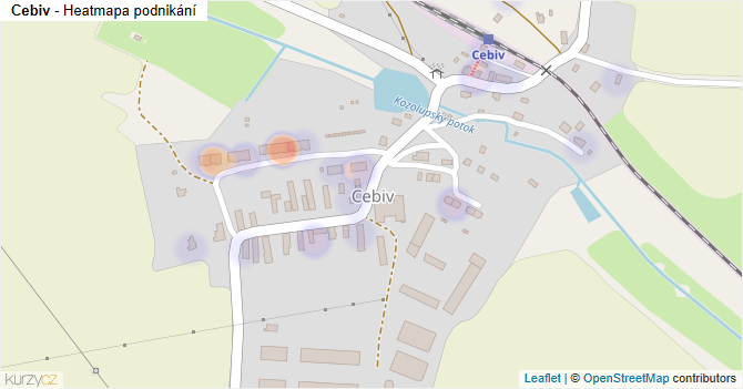 Cebiv - mapa podnikání