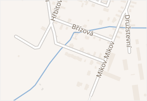 U Drůbežárny v obci Čečelice - mapa ulice