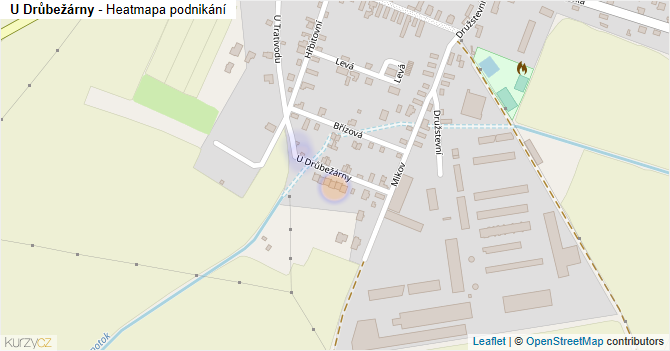 U Drůbežárny - mapa podnikání