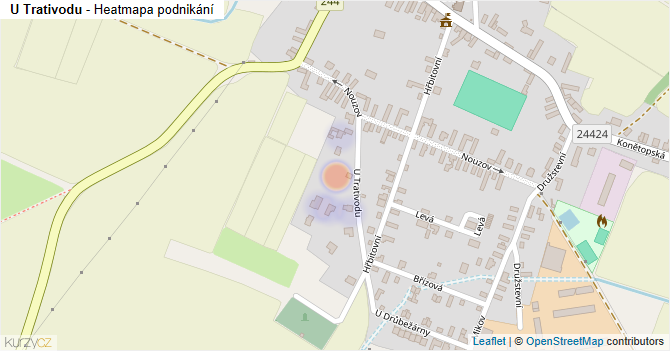 U Trativodu - mapa podnikání
