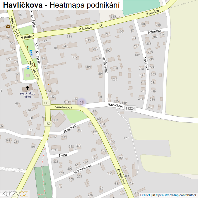Mapa Havlíčkova - Firmy v ulici.