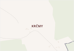 Krčmy v obci Čechtice - mapa části obce