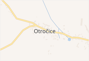 Otročice v obci Čechtice - mapa části obce
