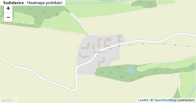 Sudislavice - mapa podnikání