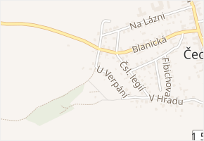 U Verpání v obci Čechtice - mapa ulice