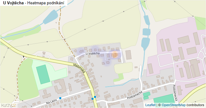 U Vojtěcha - mapa podnikání