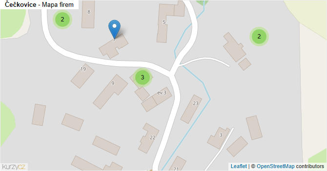 Čečkovice - mapa firem