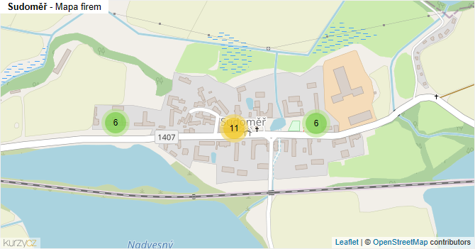 Sudoměř - mapa firem