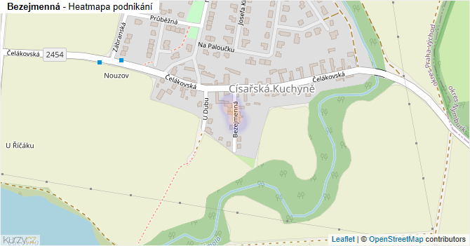 Bezejmenná - mapa podnikání