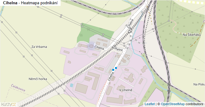 Cihelna - mapa podnikání