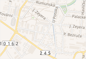 Dr. Čihákové v obci Čelákovice - mapa ulice