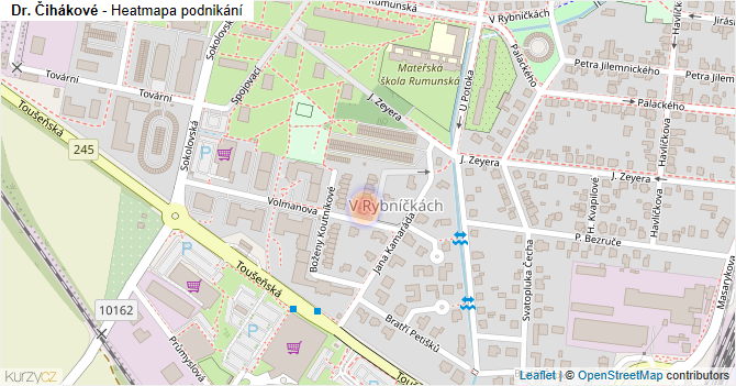 Dr. Čihákové - mapa podnikání