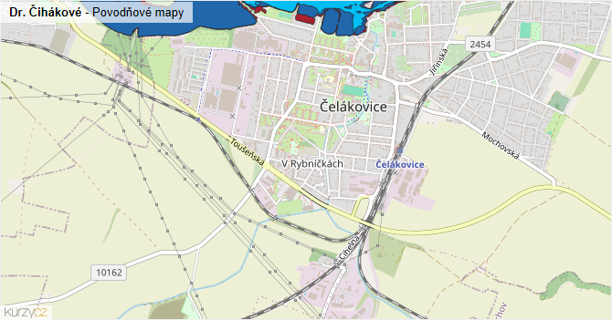 Dr. Čihákové - záplavové mapy stoleté vody