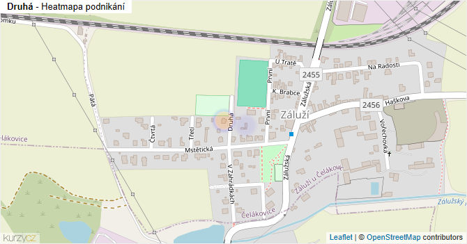 Druhá - mapa podnikání