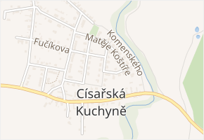 Františka Chvátliny v obci Čelákovice - mapa ulice
