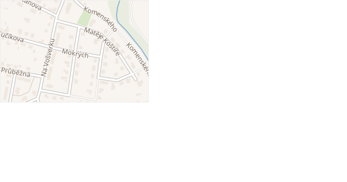 Josefa Klicpery v obci Čelákovice - mapa ulice