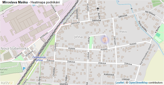 Miroslava Maška - mapa podnikání