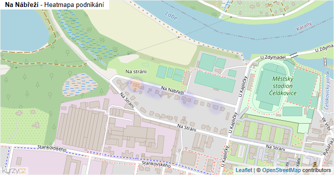Na Nábřeží - mapa podnikání