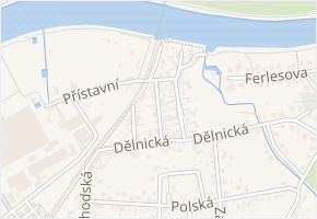 Pražská v obci Čelákovice - mapa ulice