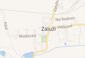 První v obci Čelákovice - mapa ulice