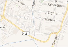 S. K. Neumanna v obci Čelákovice - mapa ulice