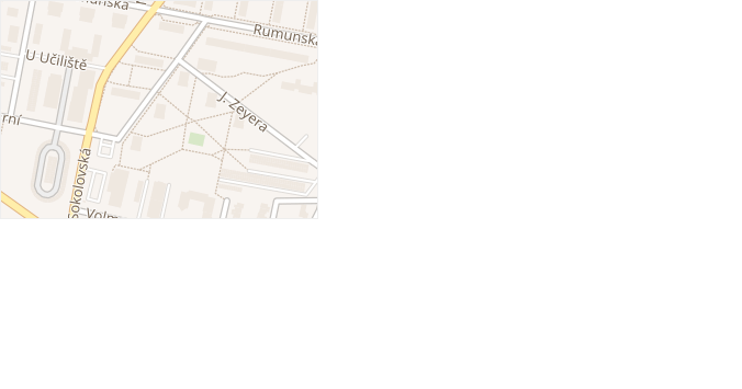 Spojovací v obci Čelákovice - mapa ulice