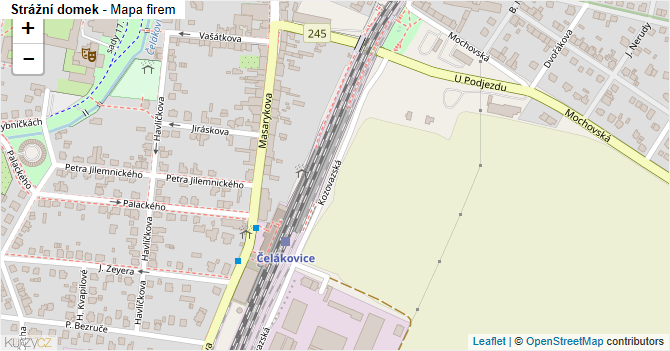 Strážní domek - mapa firem