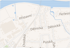 Táboritská v obci Čelákovice - mapa ulice