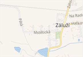 Třetí v obci Čelákovice - mapa ulice