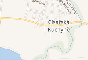 U Dubu v obci Čelákovice - mapa ulice