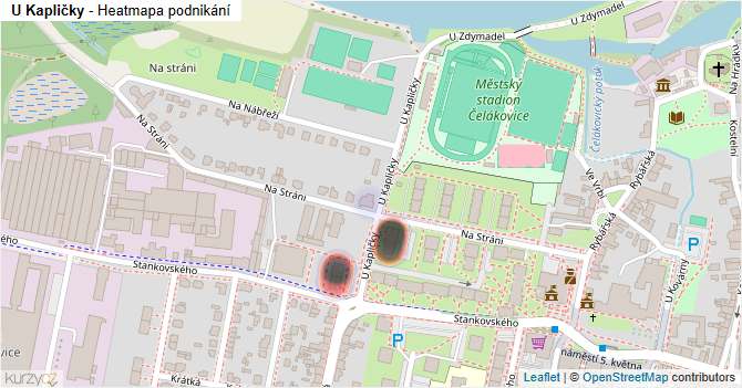 U Kapličky - mapa podnikání