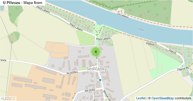 U Přívozu - mapa firem