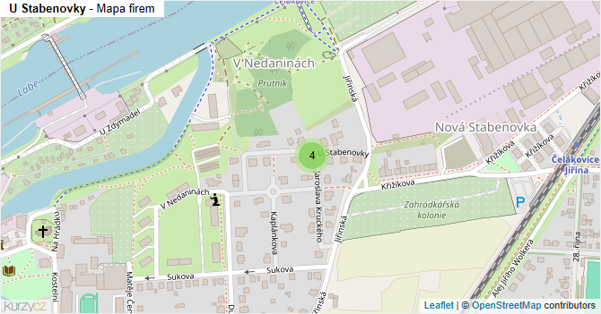 U Stabenovky - mapa firem