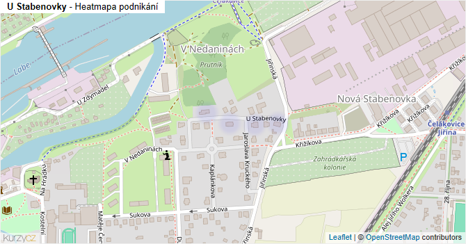 U Stabenovky - mapa podnikání