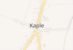 Kaple v obci Čelechovice na Hané - mapa části obce