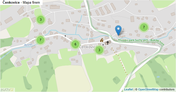 Čenkovice - mapa firem