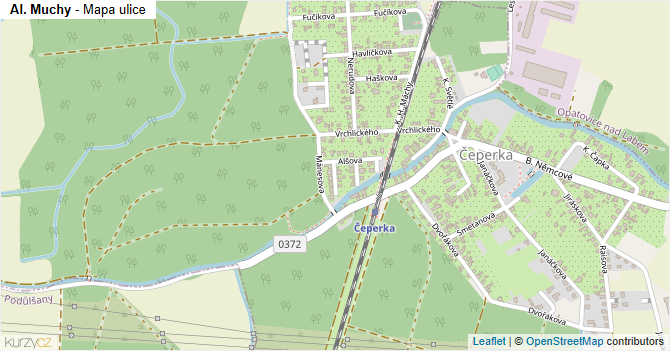 Al. Muchy - mapa ulice