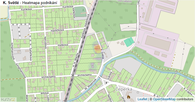 K. Světlé - mapa podnikání