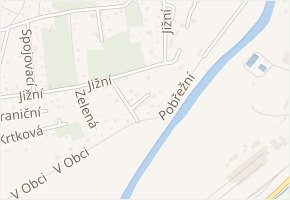 Boční v obci Čerčany - mapa ulice