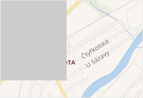 Míru v obci Čerčany - mapa ulice