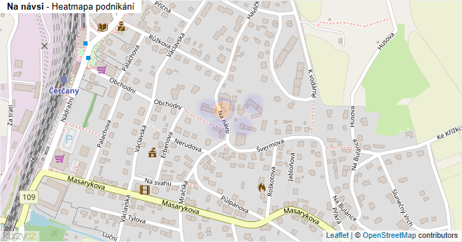 Na návsi - mapa podnikání
