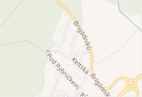 Na vyhlídce v obci Čerčany - mapa ulice