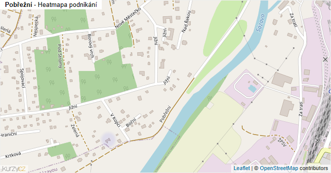 Pobřežní - mapa podnikání