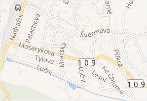 Půlpánova v obci Čerčany - mapa ulice