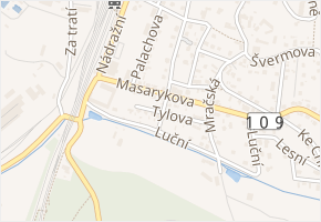 Tylova v obci Čerčany - mapa ulice